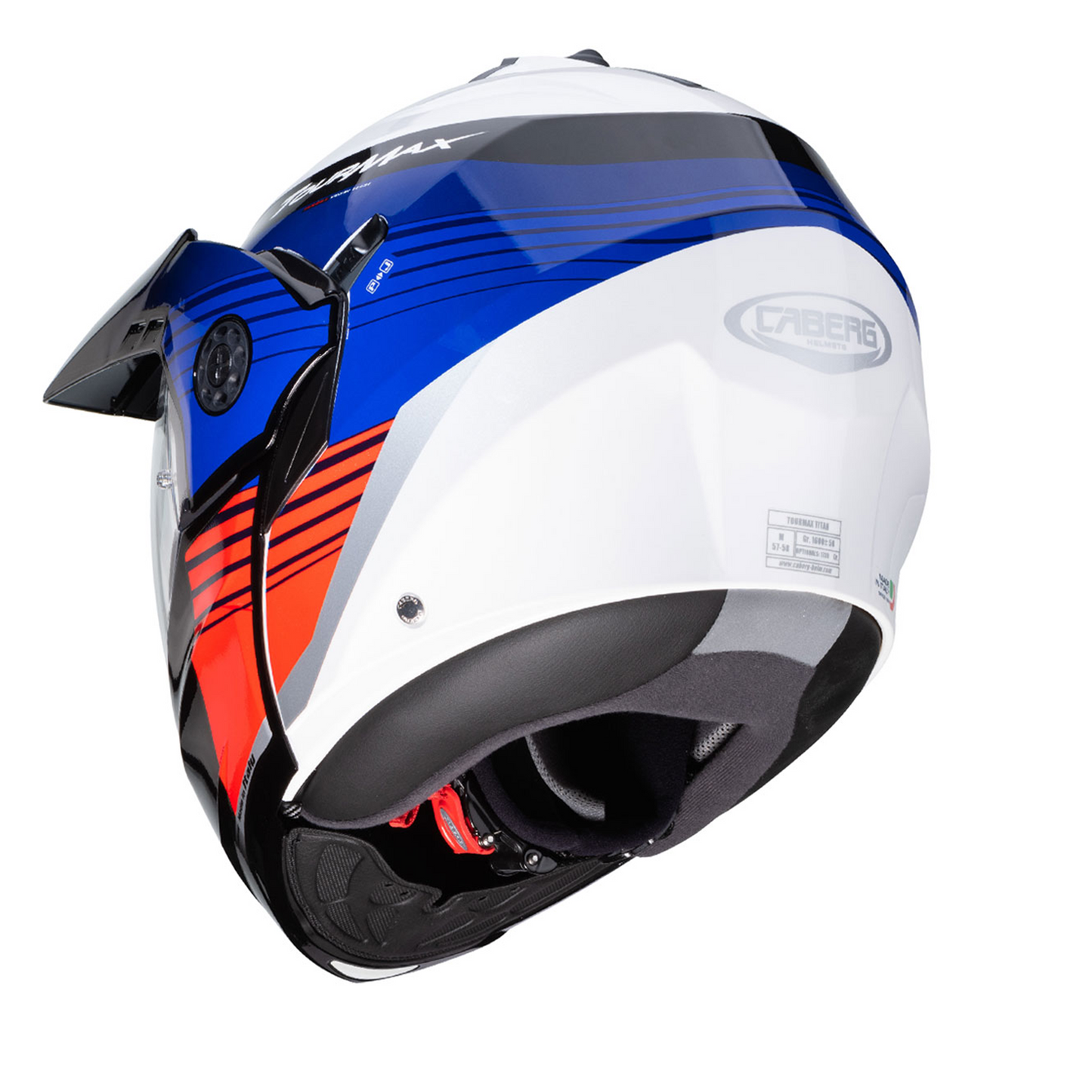 Caberg Caberg Tourmax Titan - White/Blue/Red - Detail View