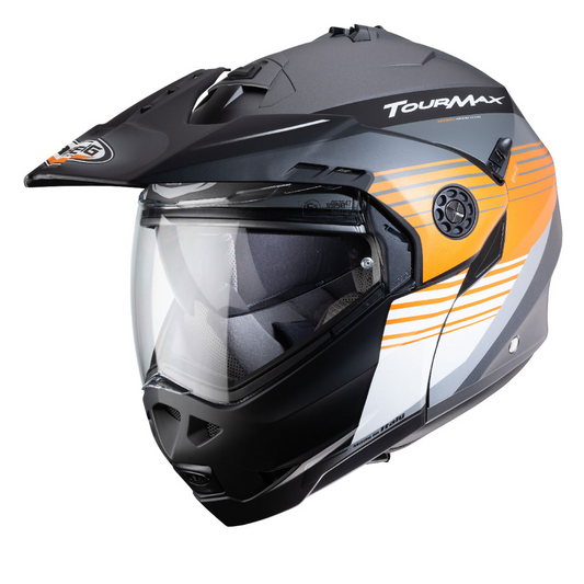 Caberg Tourmax Titan - Matt Gun/Orange/White