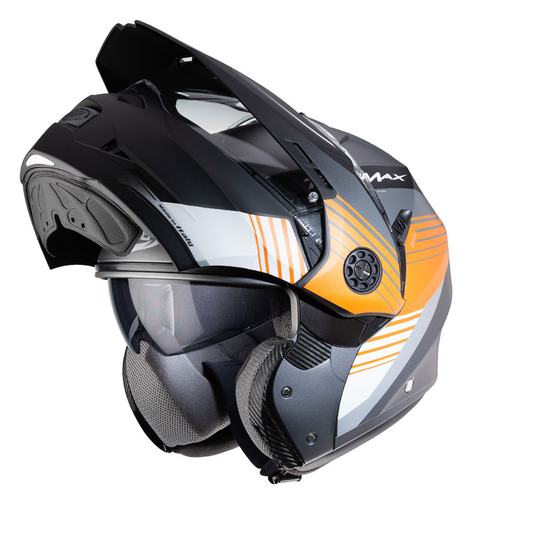 Caberg Tourmax Titan - Matt Gun/Orange/White