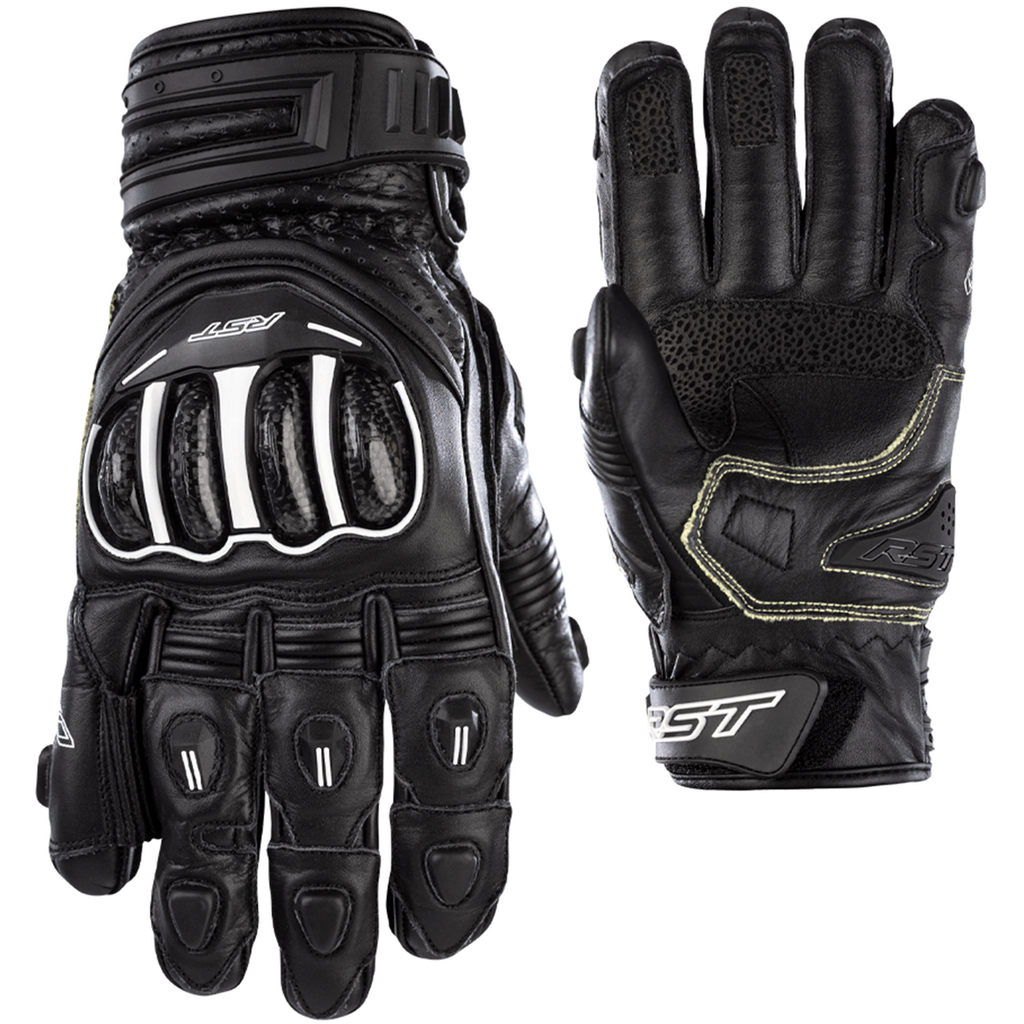 RST Tractech Evo 4 Short (CE) Gloves - Black