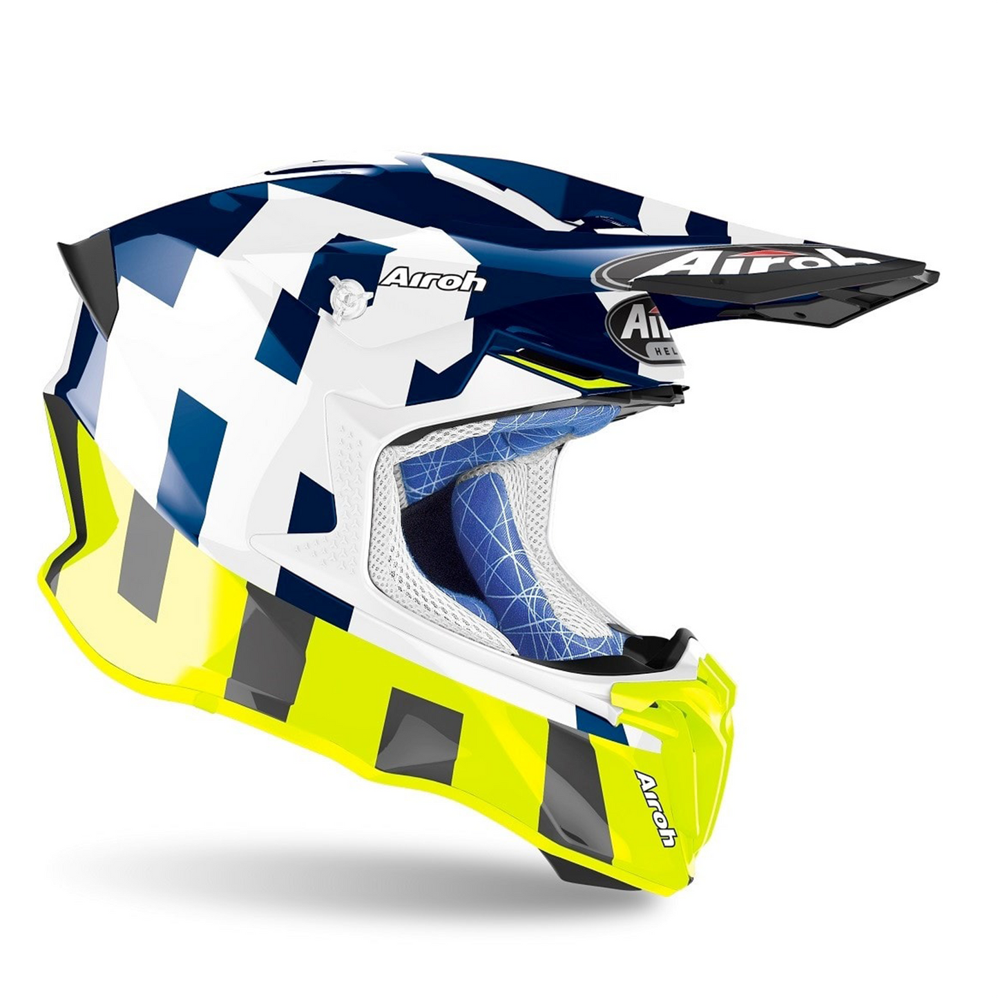 Airoh Airoh Twist 2.0 - Frame Blue Gloss - Side View