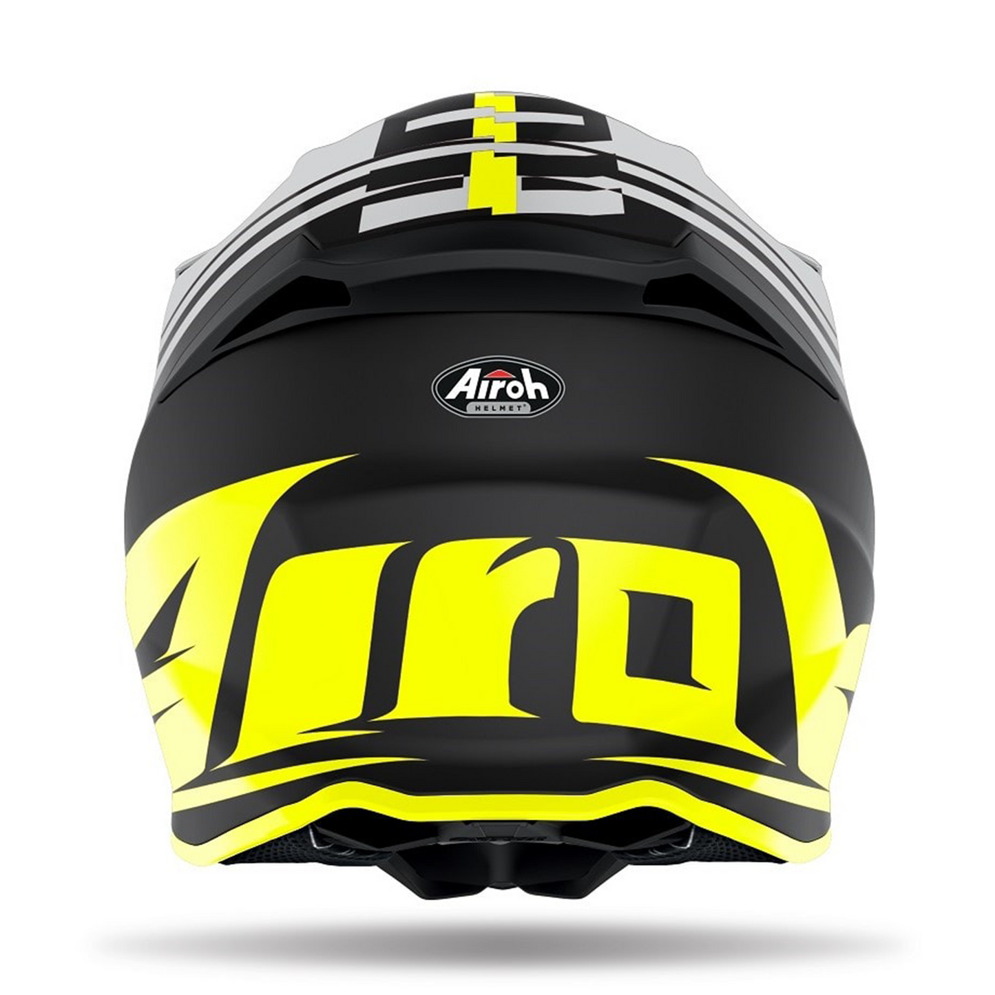 Airoh Airoh Twist 2.0 - Tech Yellow Matt - Rear View