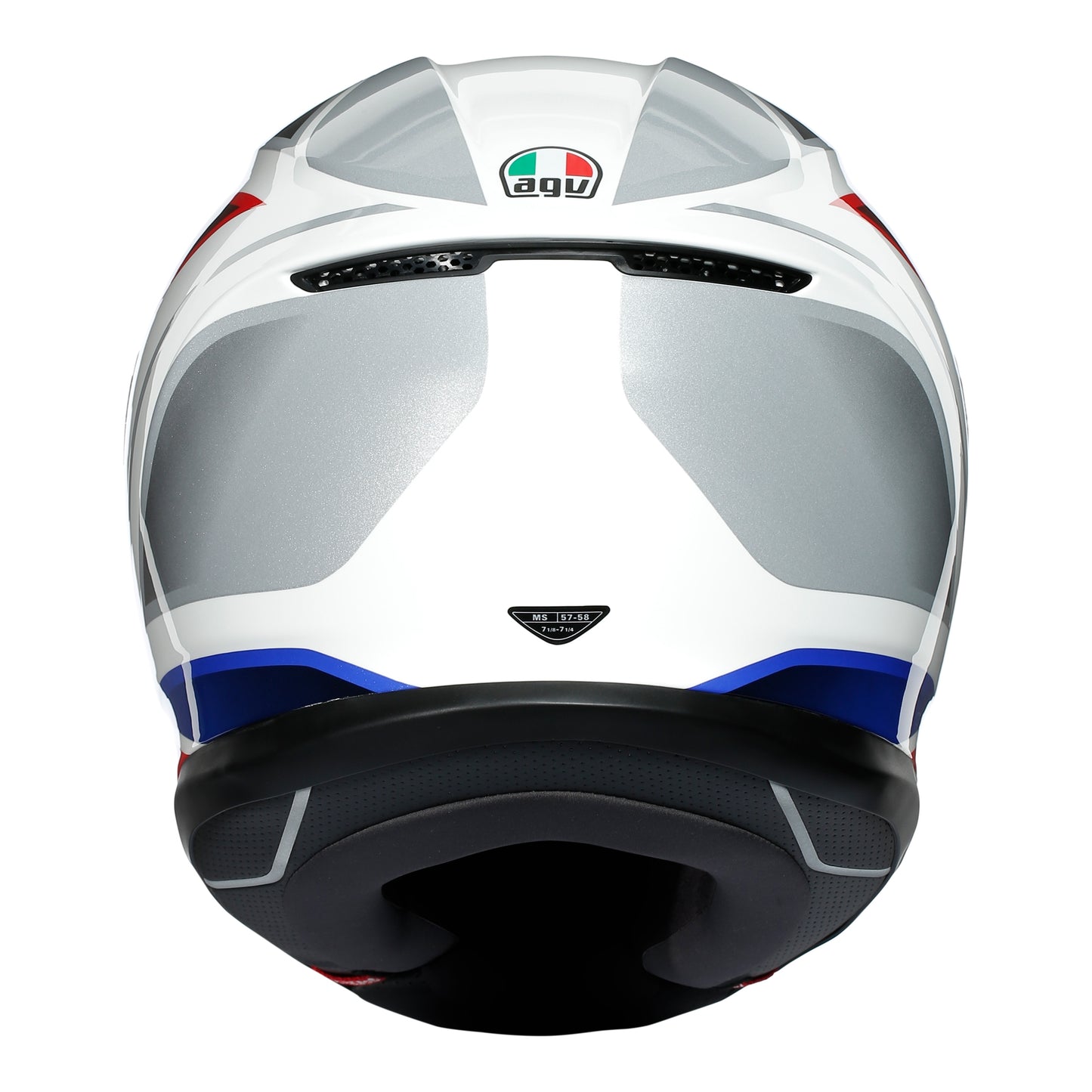 AGV K6 - Hyphen - White/Red/Blue