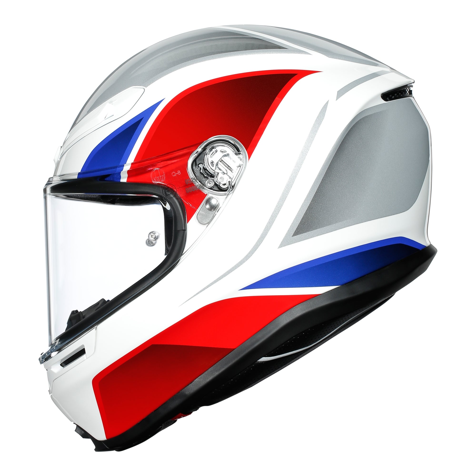 agv k6 hyphen black/red/white AGV K6 - Hyphen Motorcycle Motorbike Helmet