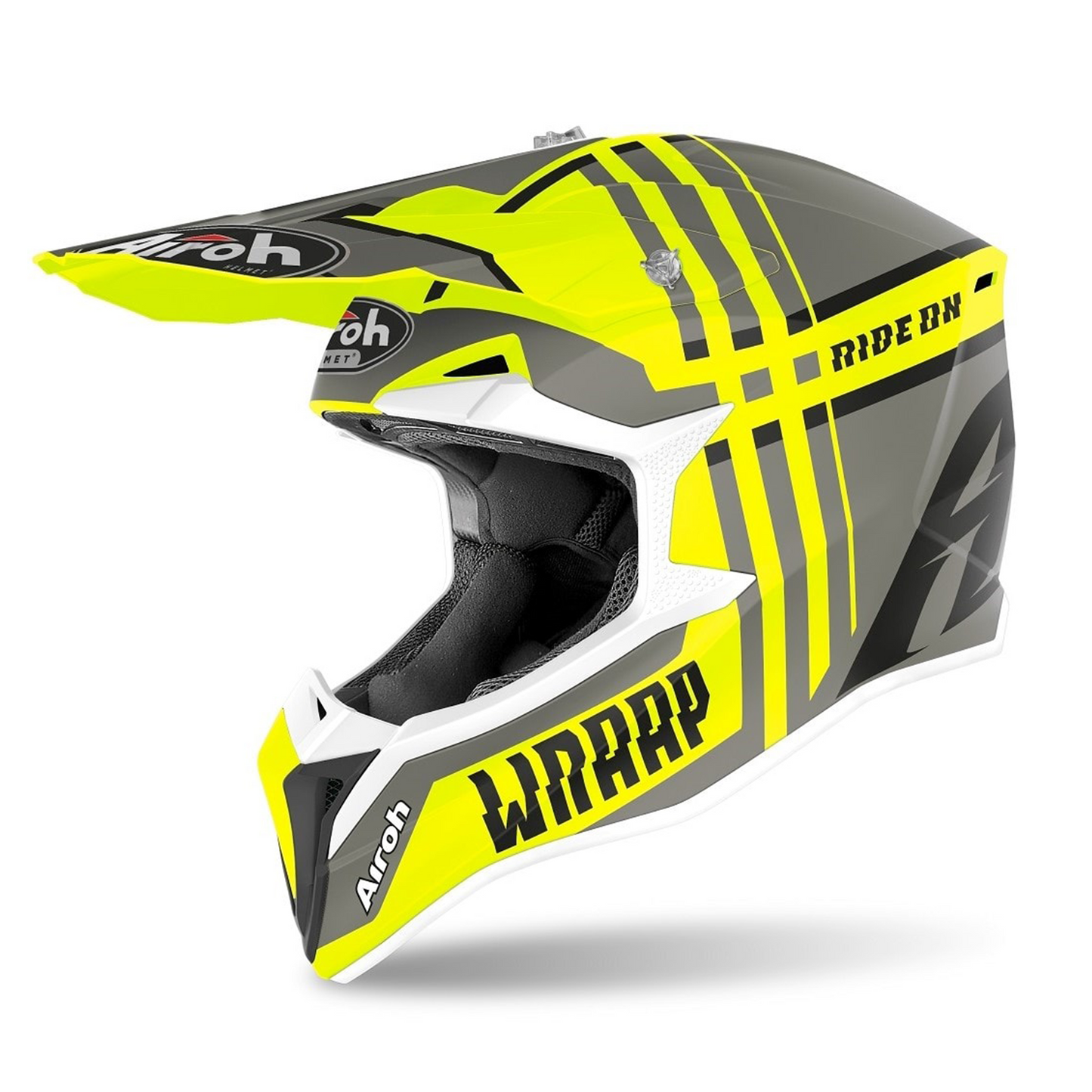 Airoh Airoh Wraap - Broken Yellow Matt - Front View