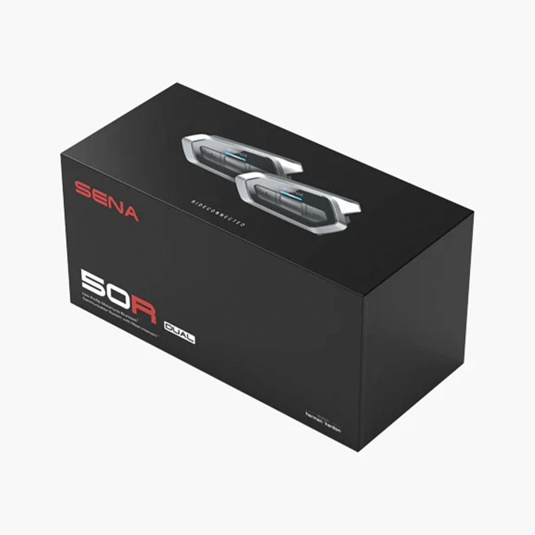 Sena 50R-02D Motorcycle Bluetooth Mesh Comm System Dual Pack
