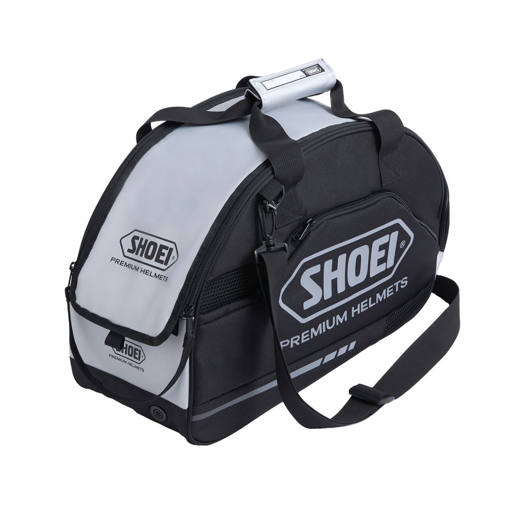 Shoei SHOEI RACING HELMET CARRY BAG 5 BLACK/SILVER - Rear View