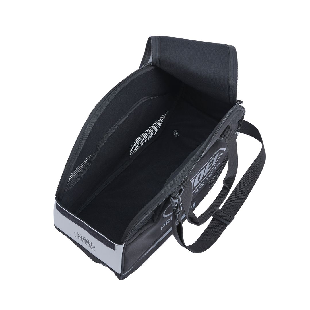 Shoei SHOEI RACING HELMET CARRY BAG 5 BLACK/SILVER - Front View