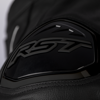 RST S1 (CE) Men's Leather Jacket - Black/Black