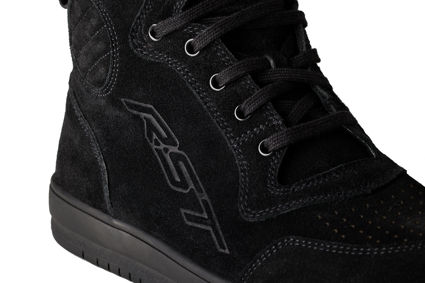 RST HiTop Moto Sneaker Men's (CE) Boots - Black Suede