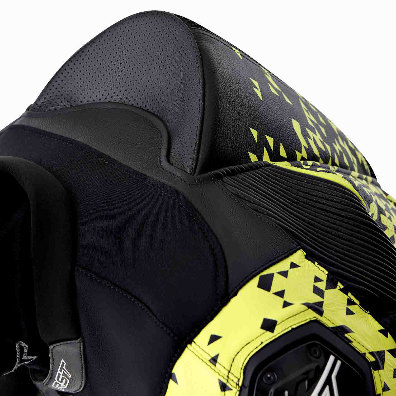 RST RST Pro Series D3O Airbag Leather Suit Black / Flo Yellow - View 6