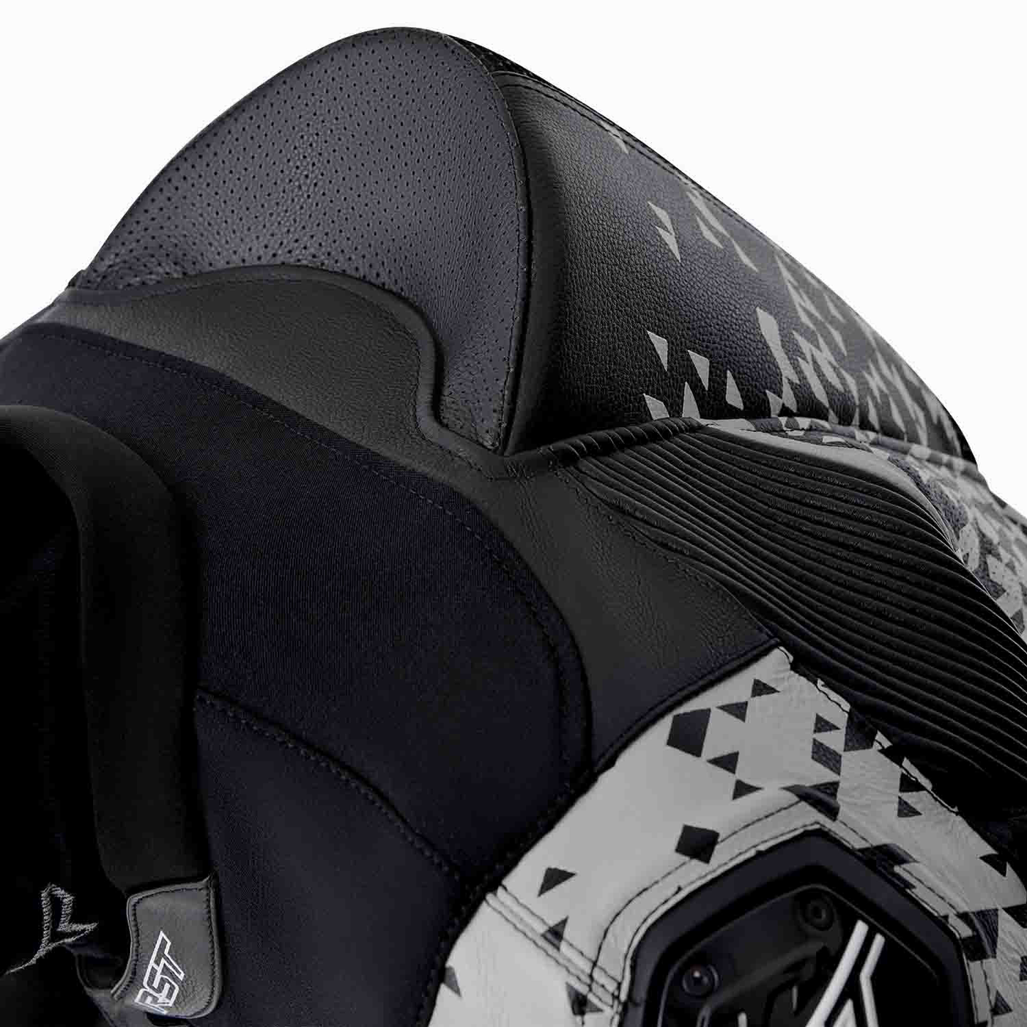 RST RST Pro Series D3O Airbag Leather Suit Black / Silver - Detail View