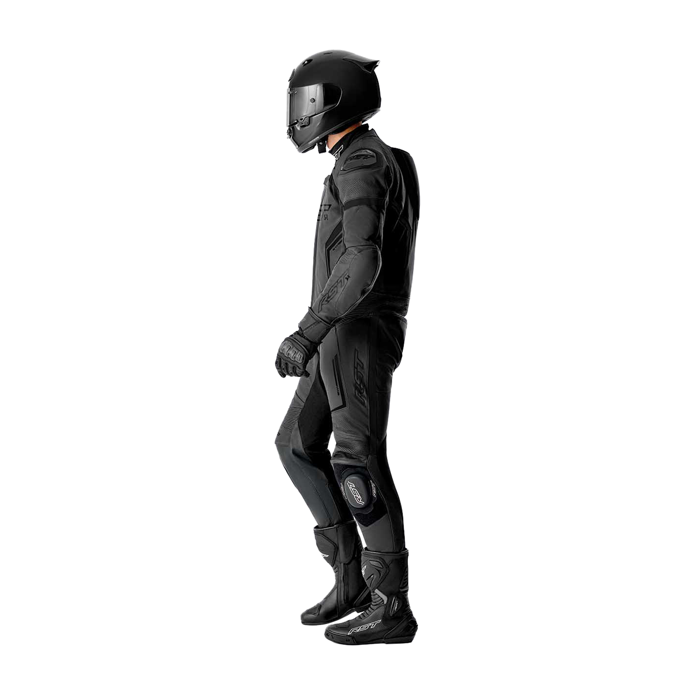 RST RST S1 D30 Leather Suit Black/Black - Detail View