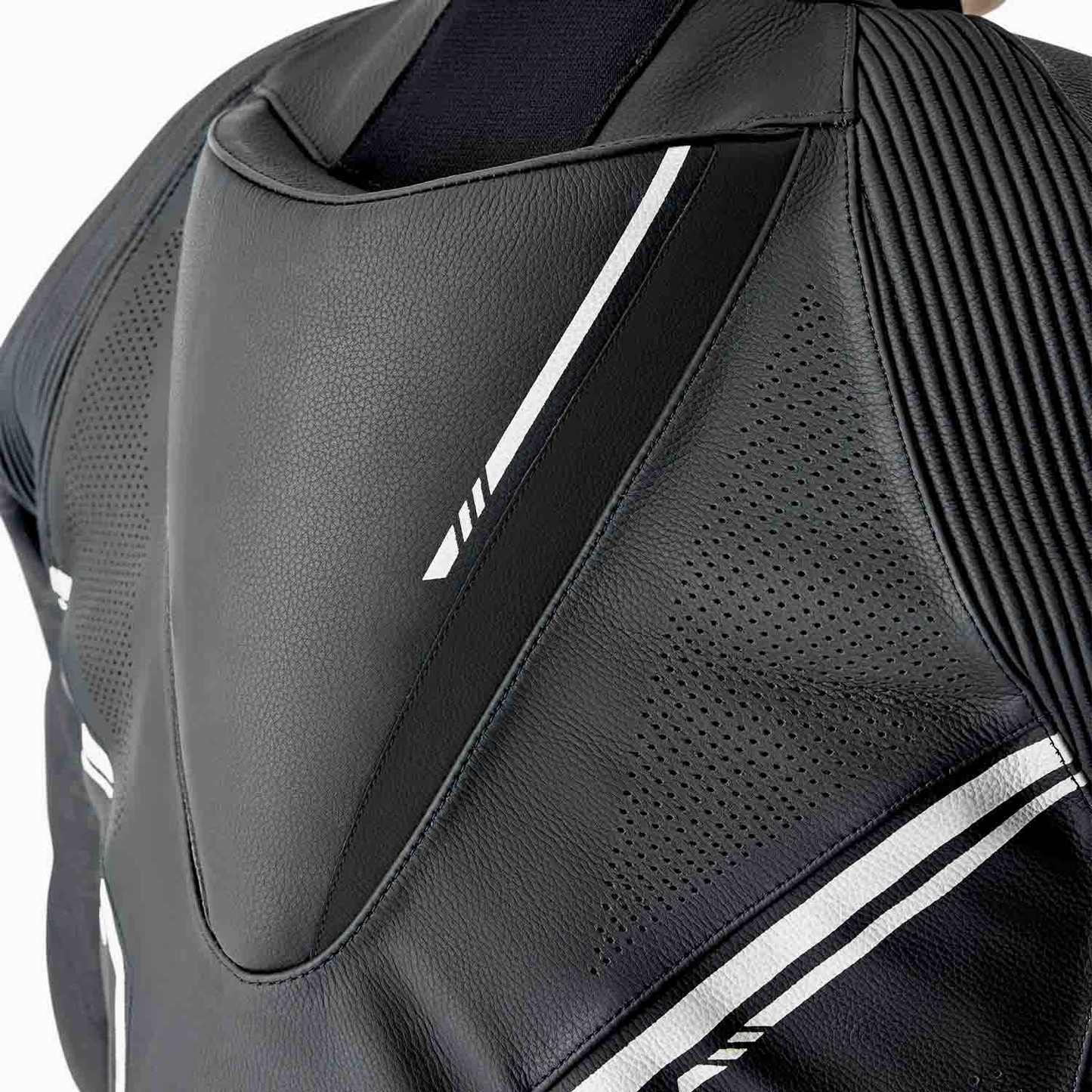 RST RST S1 D30 Leather Suit Black/White - Rear View