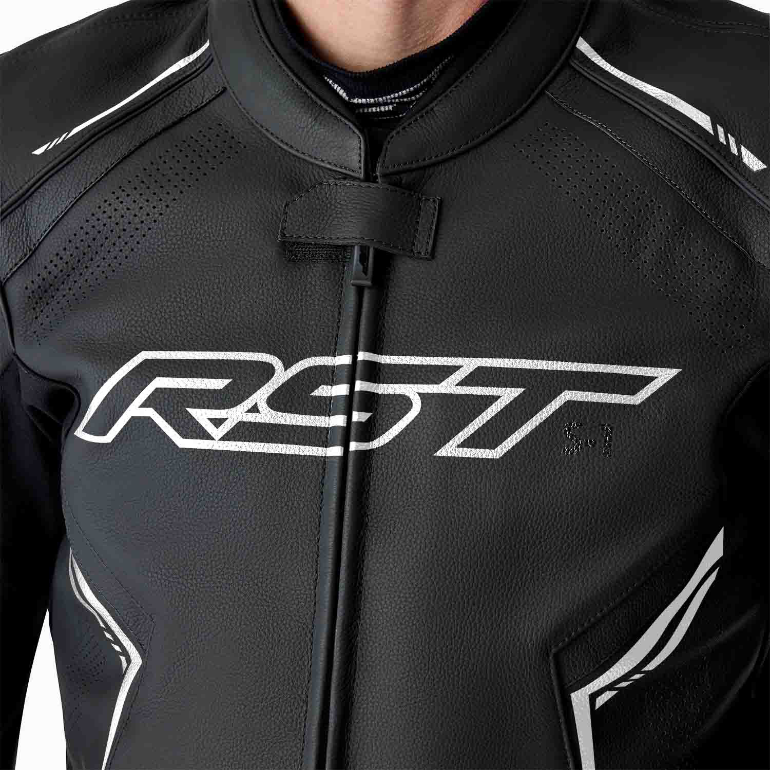 RST RST S1 D30 Men's Leather Jacket - Black / White - View 6