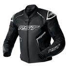 RST S1 D3O Men's Leather Jacket - Black / White