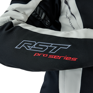 RST Pro Series Ventilator D3O Men's Textile Jacket - Black / Silver
