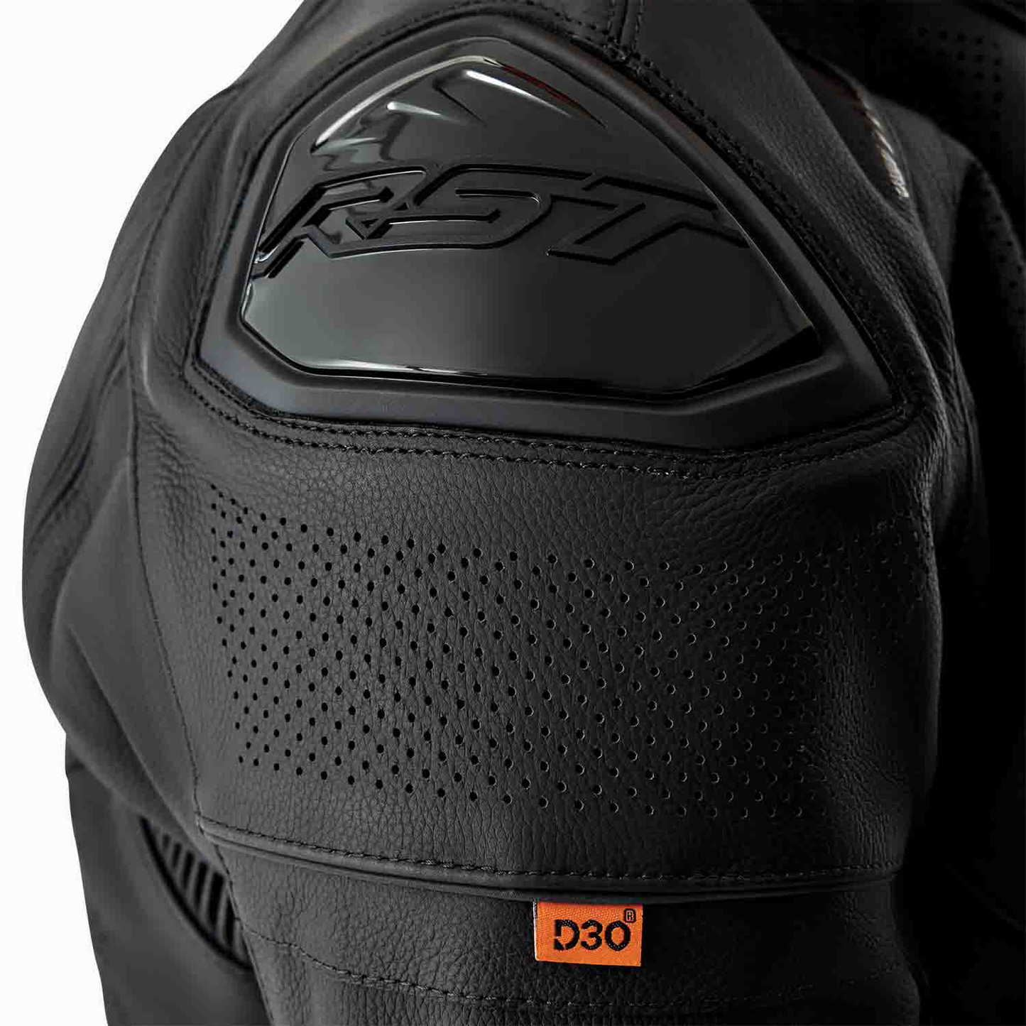 RST RST S1 D30 Ladies Leather Jacket - Black/Black - Interior View