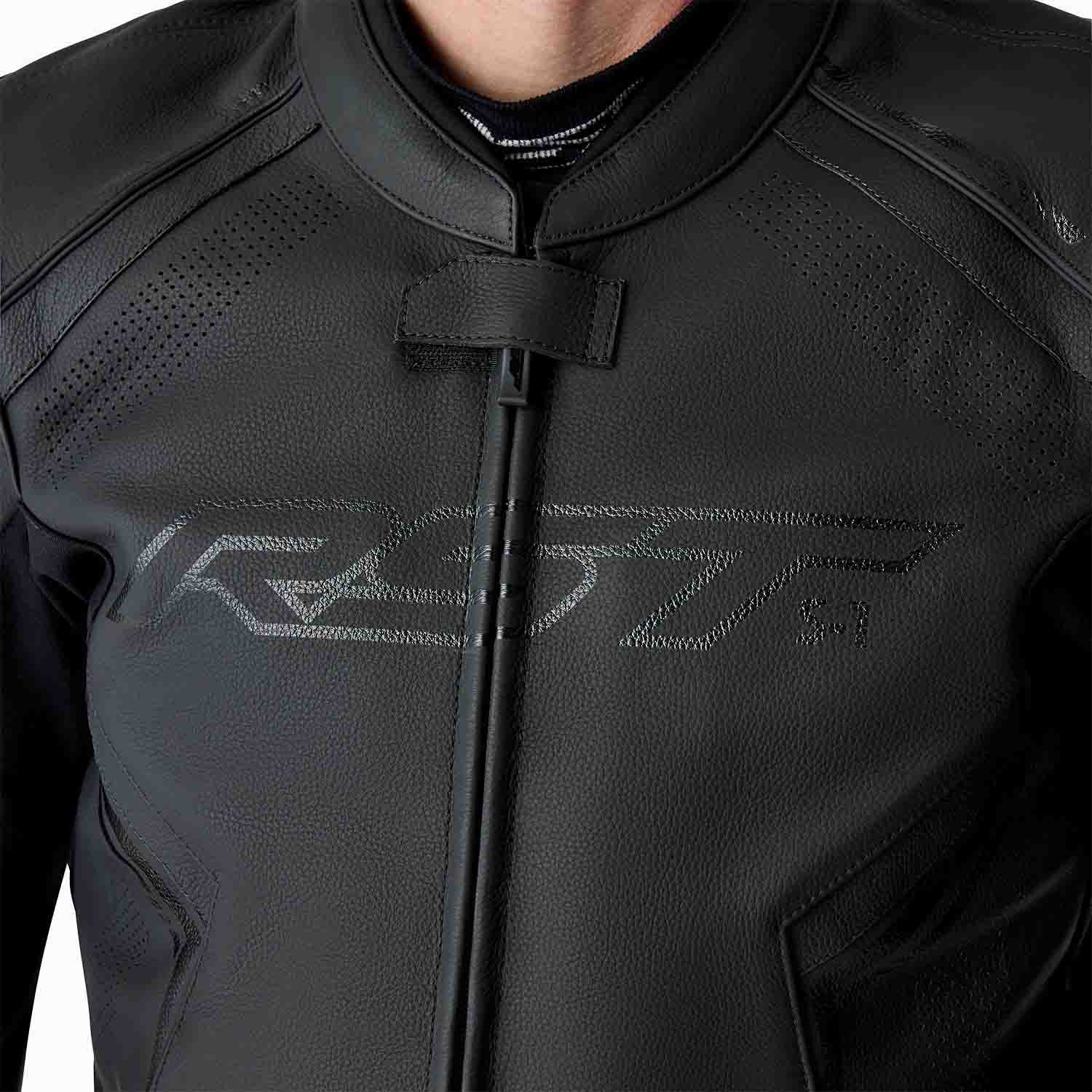 RST RST S1 D30 Ladies Leather Jacket - Black/Black - Rear View