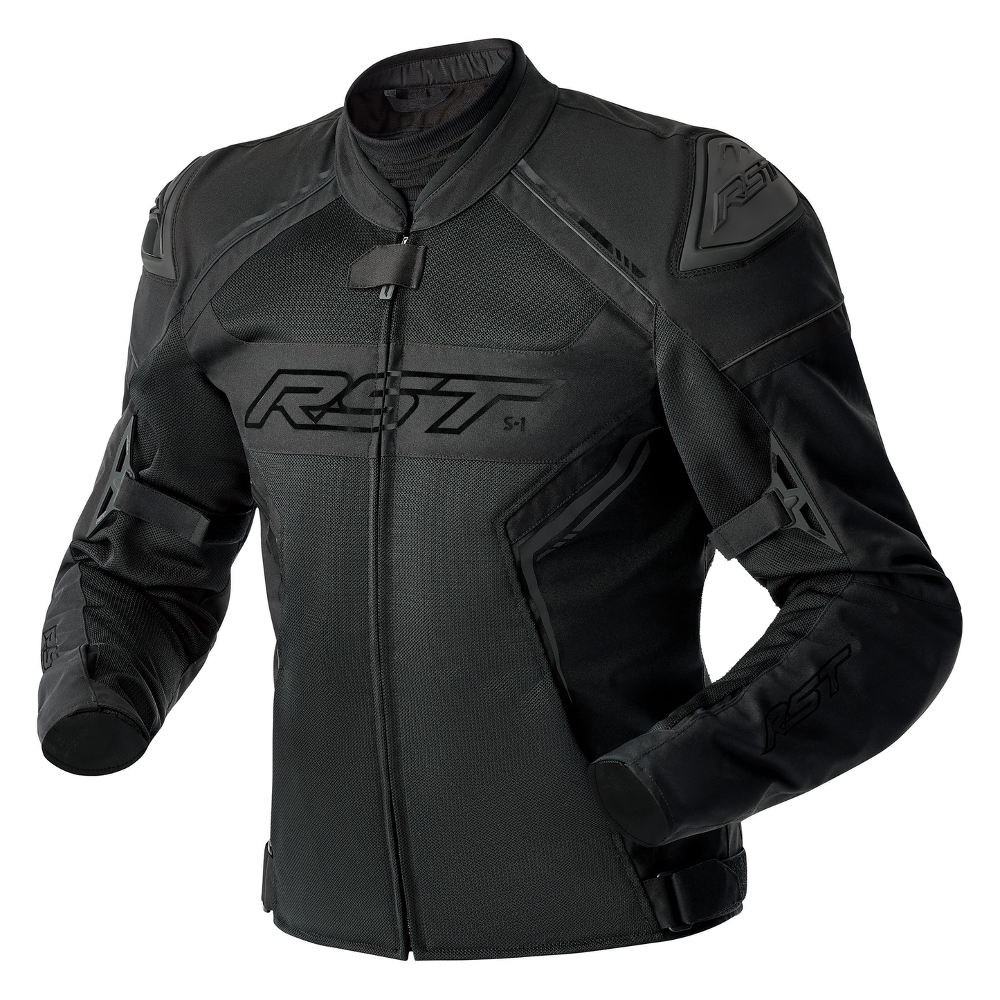 RST S1 Mesh D3O Ladies Textile Jacket Black / Black