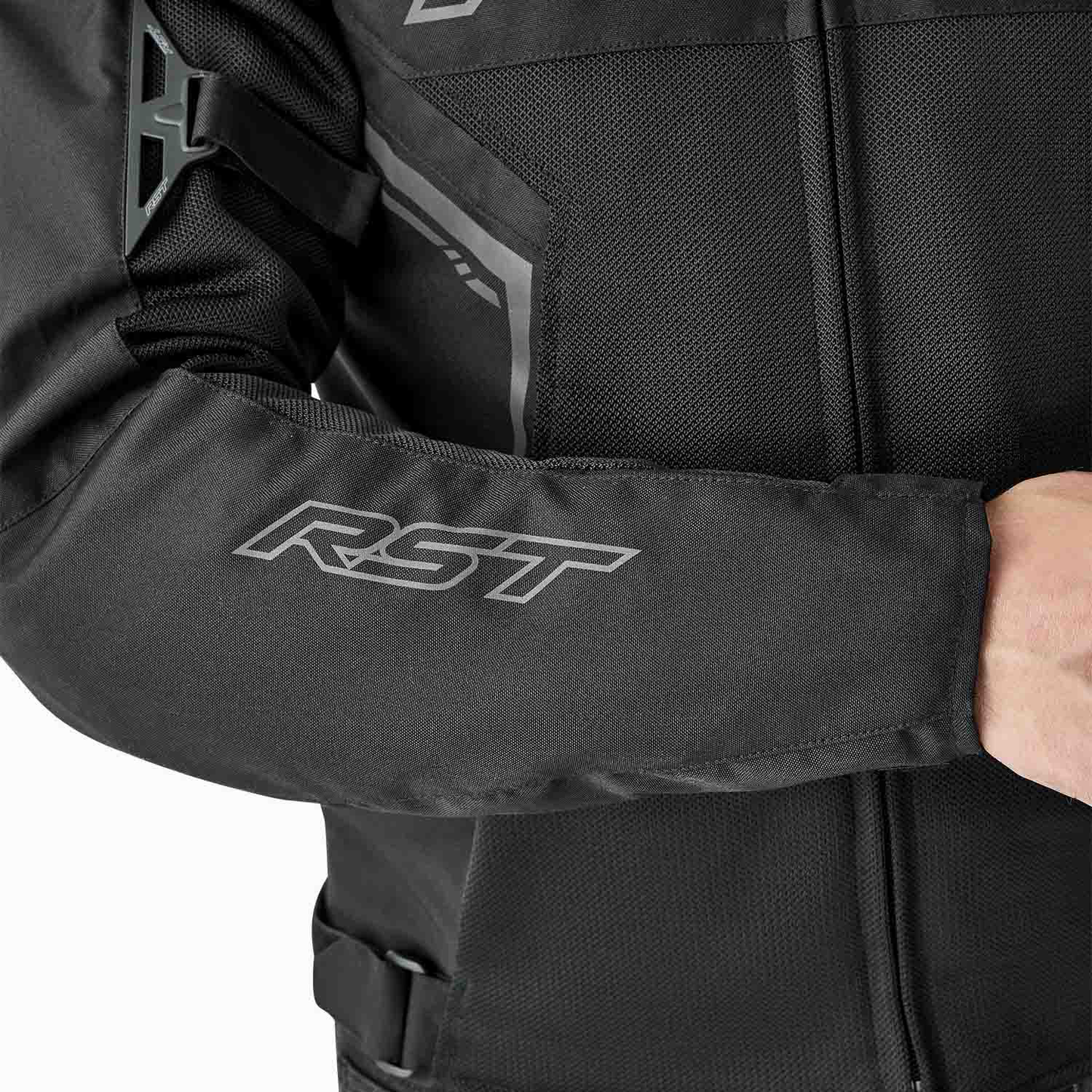 RST S1 Mesh D3O Ladies Textile Jacket Black / Black