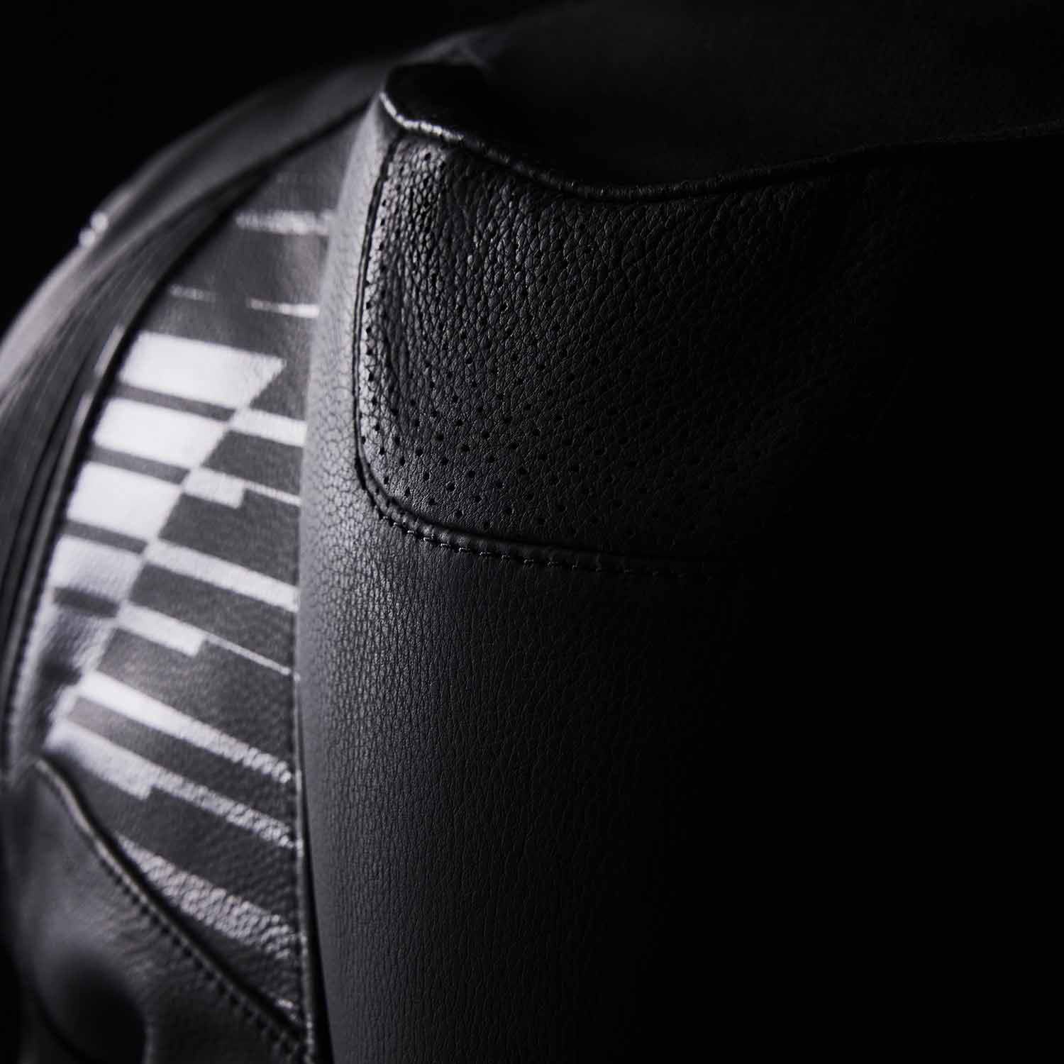 RST RST TRACTECH EVO D30 LEATHER JACKET - BLACK / WHITE - View 8