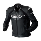 RST TRACTECH EVO D3O LEATHER JACKET - BLACK / WHITE