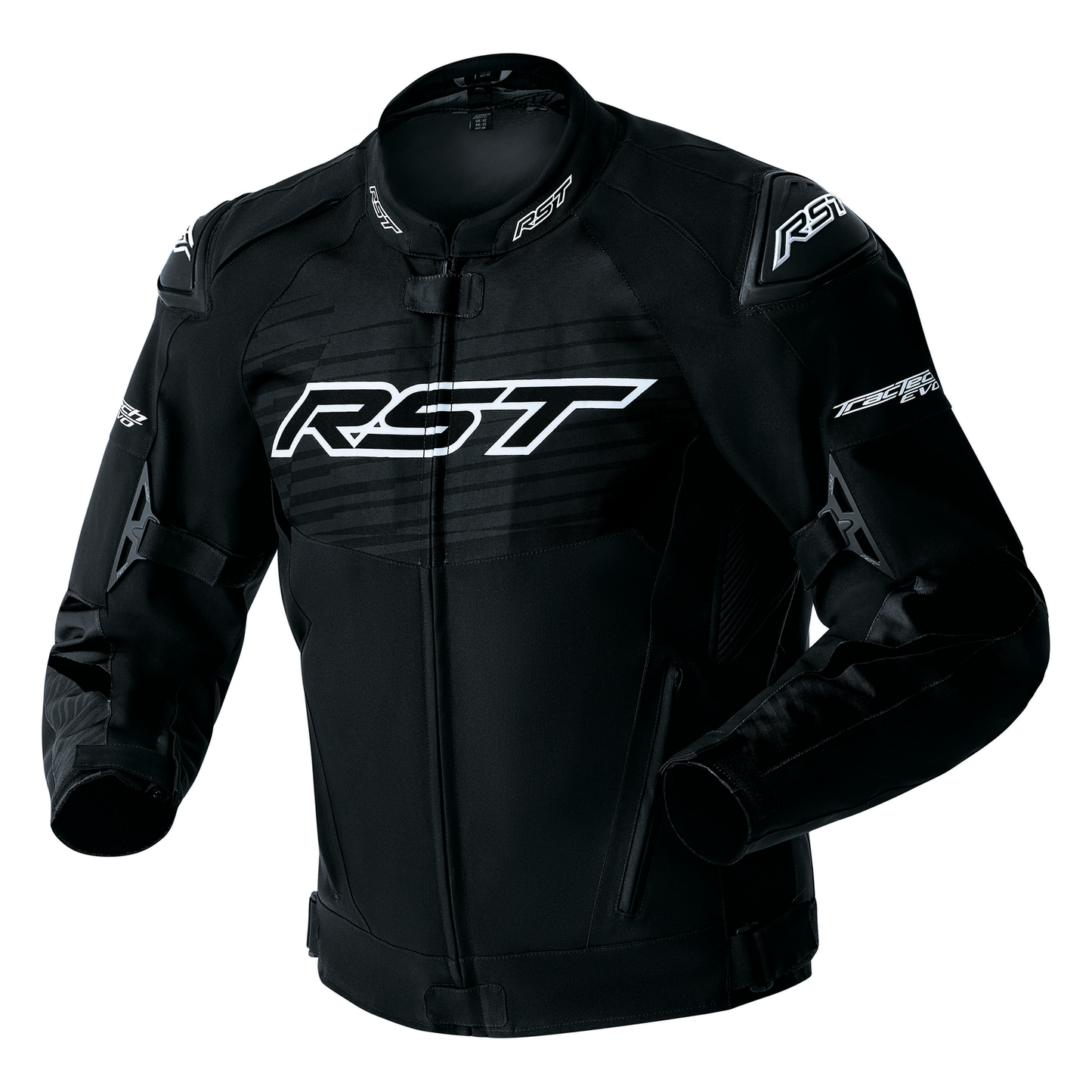RST Tractech Evo D3O Men's Textile Jacket - Black / White