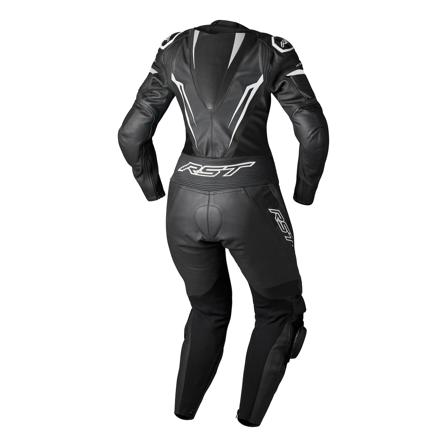 RST Tractech Evo D3O Ladies Leather Suit  Black/White