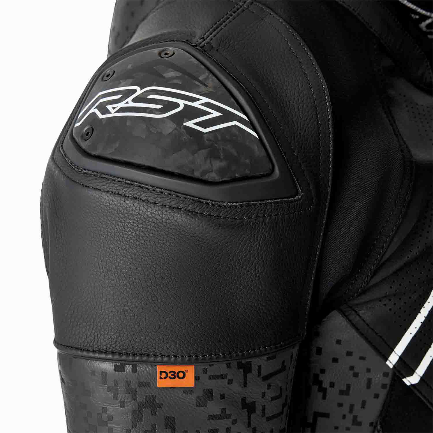 RST RST Pro Series Supersport-K D3O Leather Jacket Black / Black - Interior View