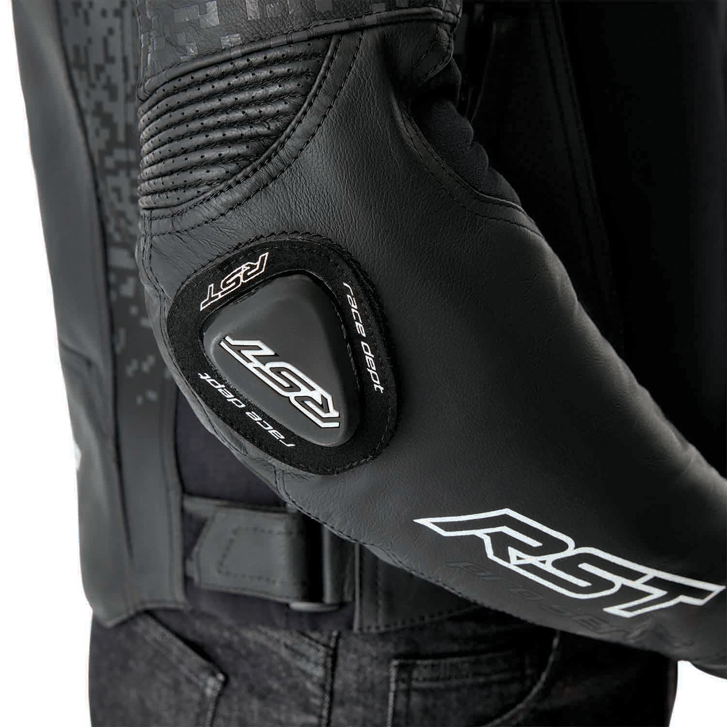RST RST Pro Series Supersport-K D3O Leather Jacket Black / Black - View 6