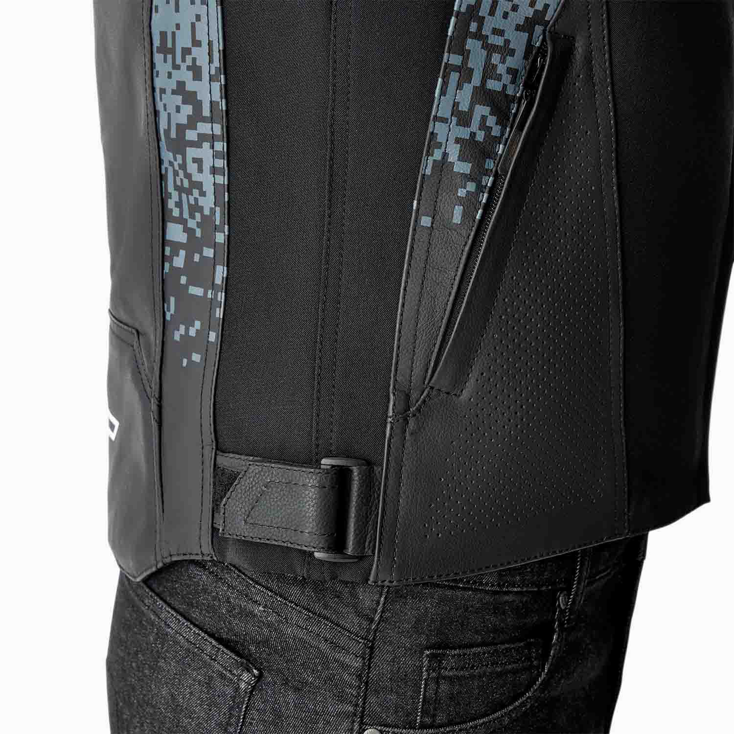 RST RST Pro Series Supersport-K D3O Leather Jacket Grey / Black - View 9