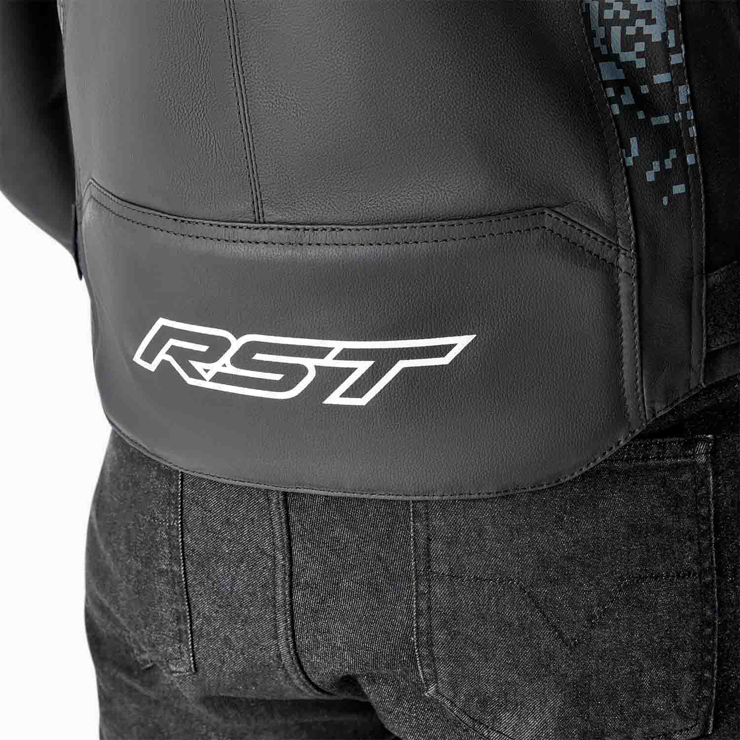 RST RST Pro Series Supersport-K D3O Leather Jacket Grey / Black - View 6