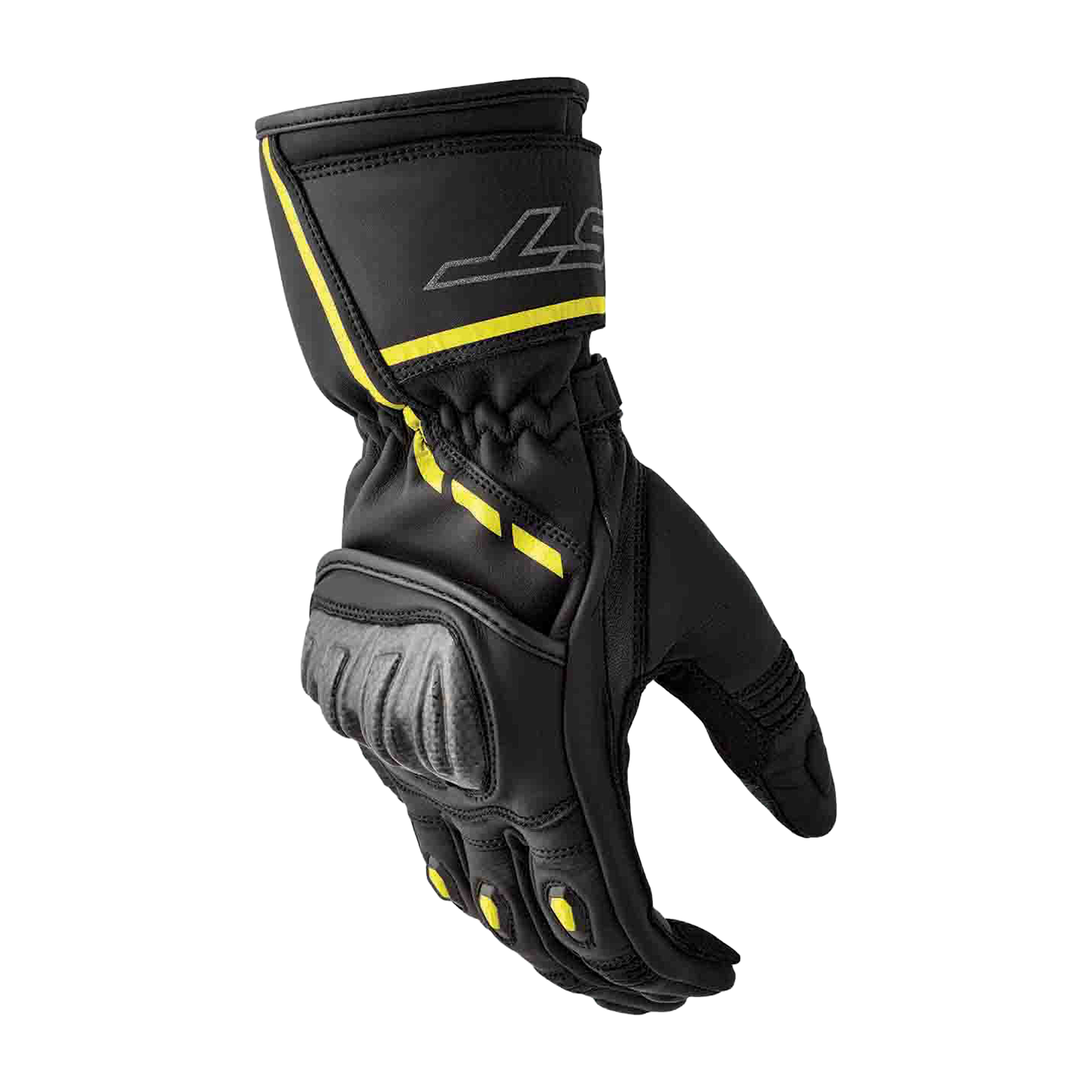 RST RST S1 Gloves 2026 - Black / Flo Yellow - Interior View