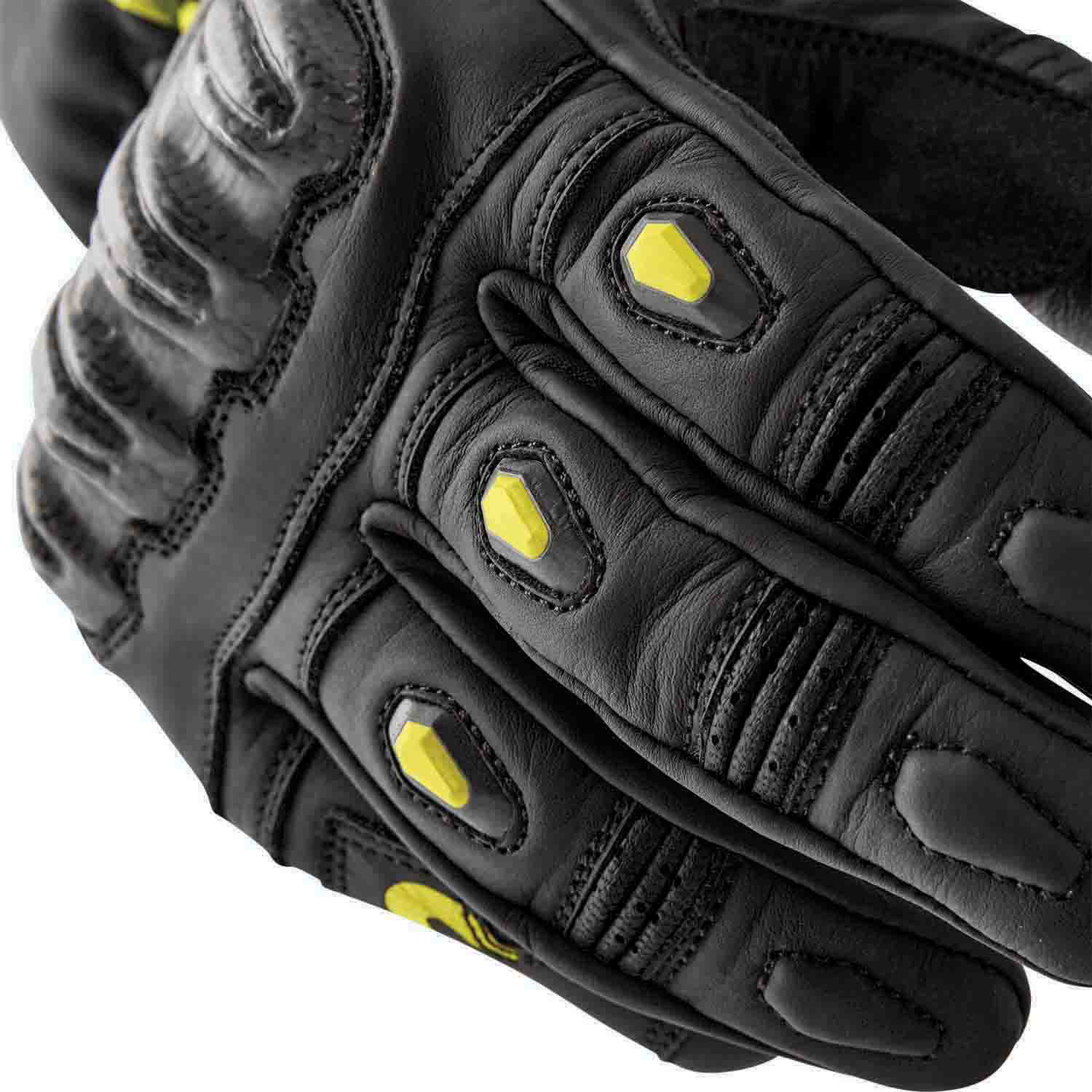 RST RST S1 Gloves 2026 - Black / Flo Yellow - Detail View