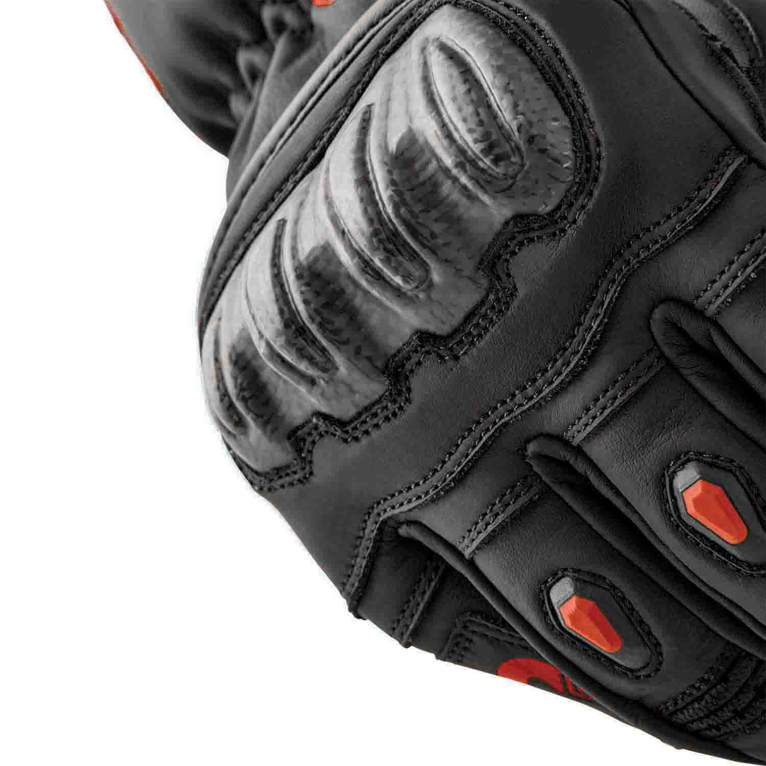 RST RST S1 Gloves 2026 - Black / Red - Detail View