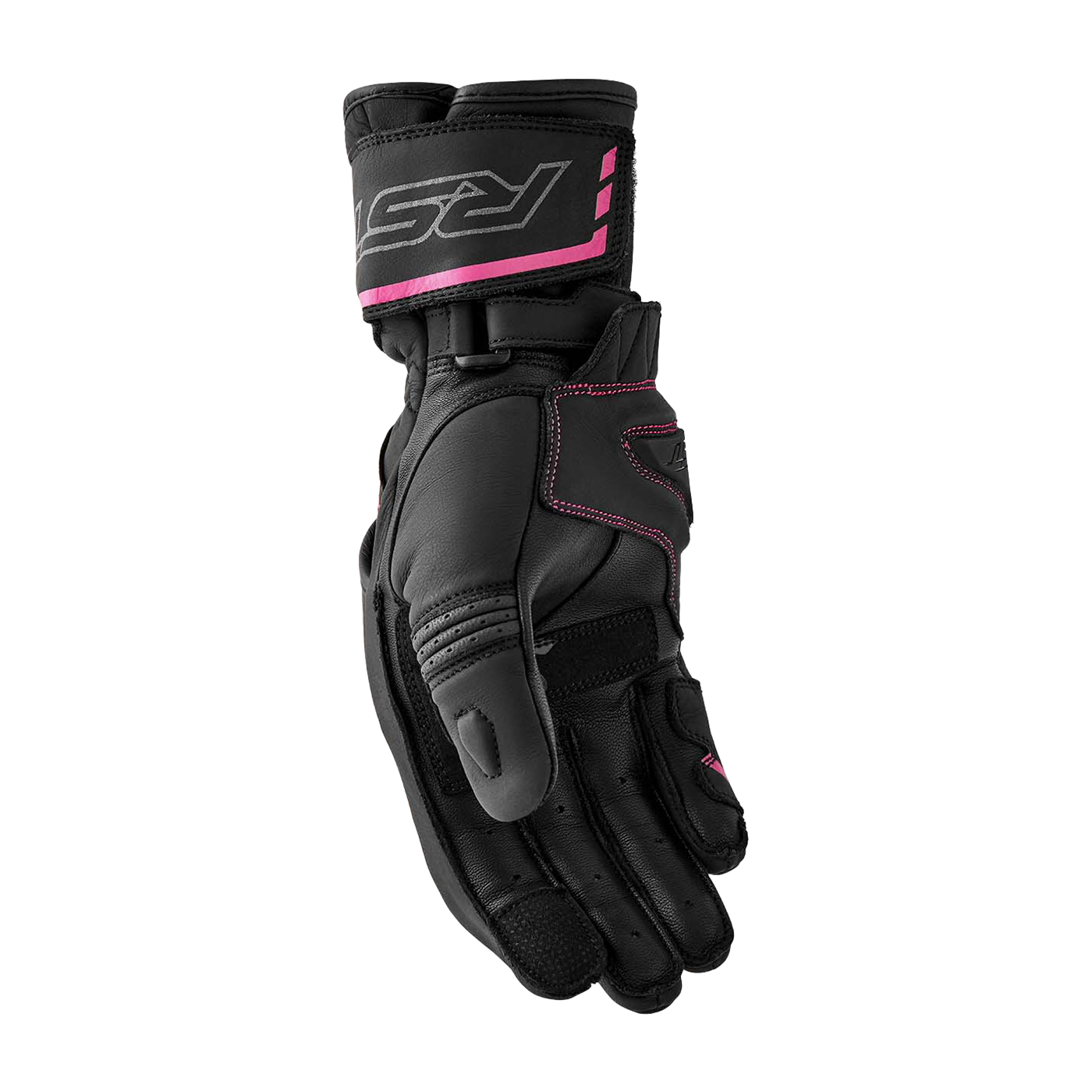 RST RST S1 Ladies Gloves 2026 - Black / Flo Pink - View 9