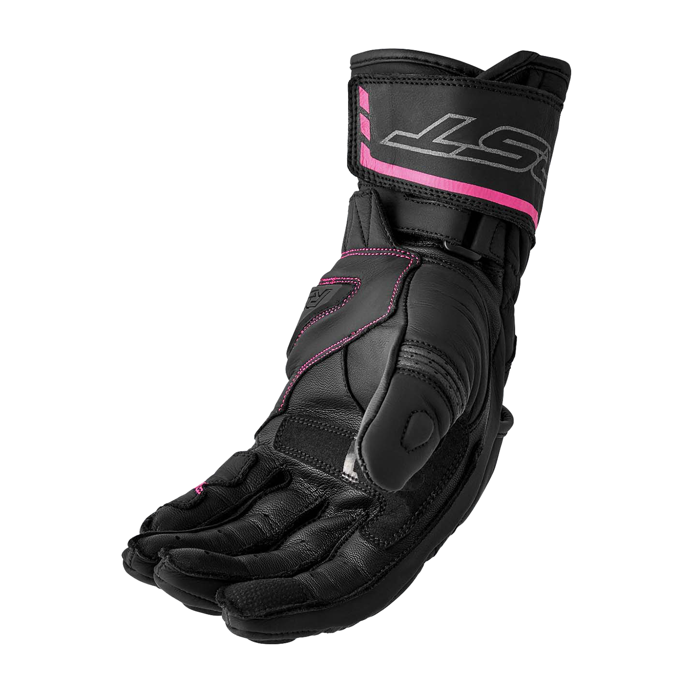 RST RST S1 Ladies Gloves 2026 - Black / Flo Pink - View 8