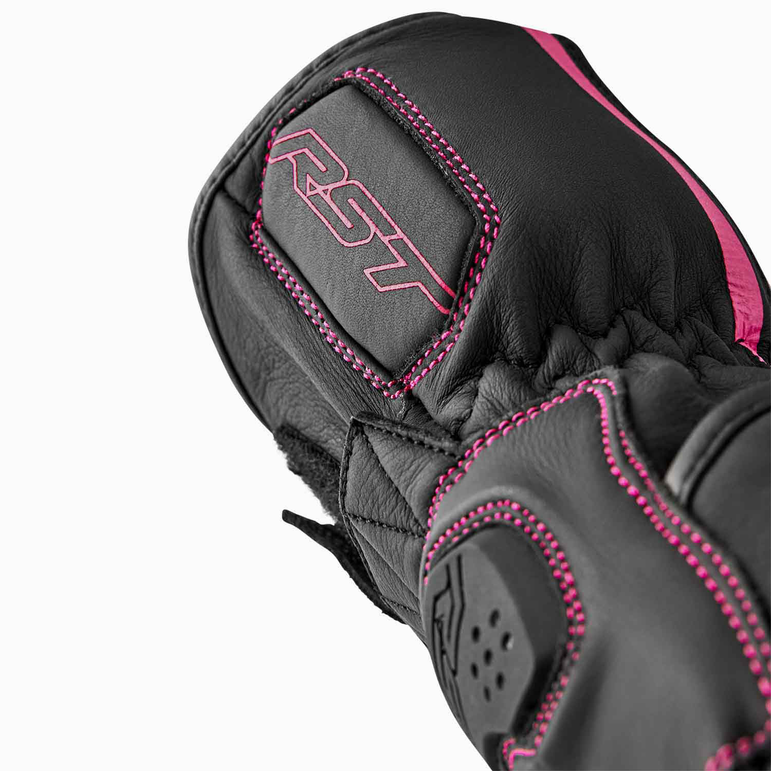 RST RST S1 Ladies Gloves 2026 - Black / Flo Pink - Interior View