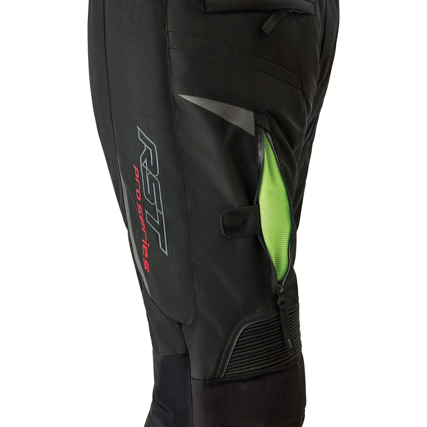 RST Pro Series Paragon D3O Mens Textile Pants Black/Black Short Length
