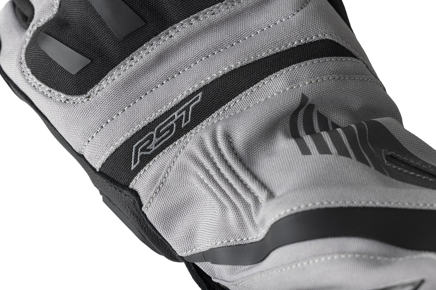 RST RST Pro Series Vega Waterproof Gloves Black / Silver - Detail View