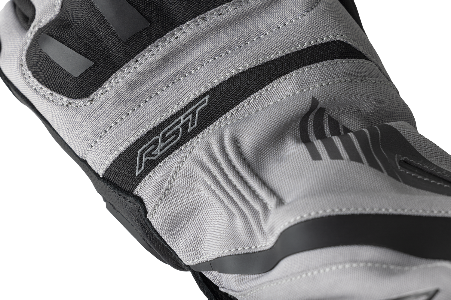 RST RST Pro Series Vega Waterproof Gloves Black / Silver - Detail View