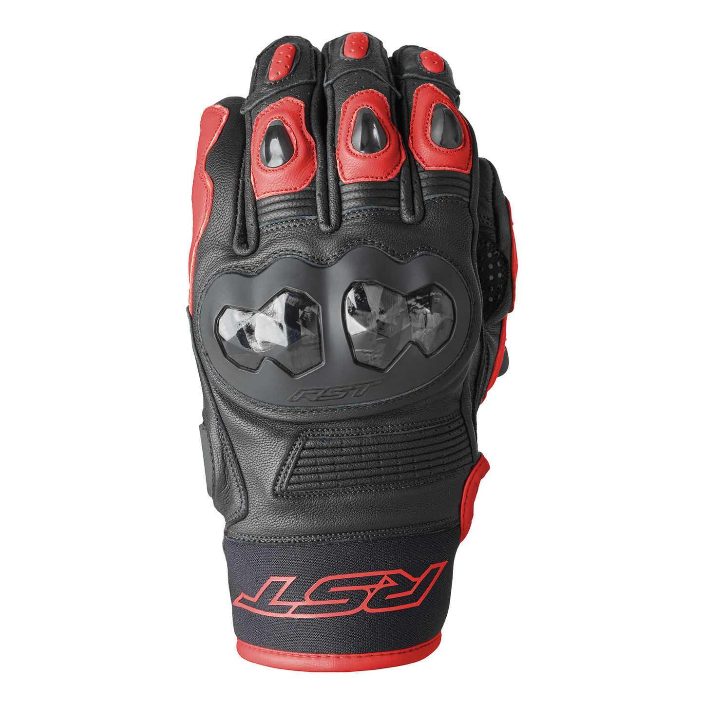 RST RST Freestyle 3 D3O Gloves red - Front View