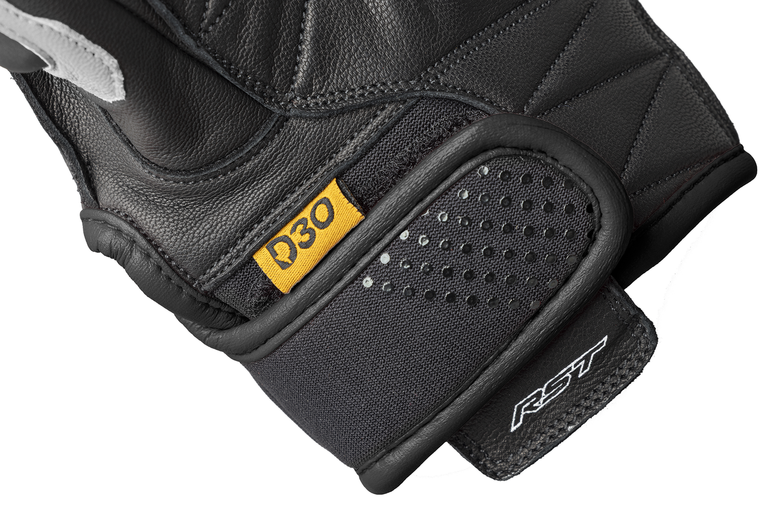 RST RST Freestyle 3 D3O Gloves Black - Rear View