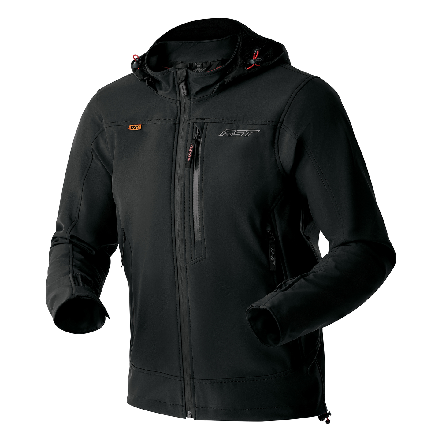 RST RST Havoc D30 Textile Jacket Black - Front View