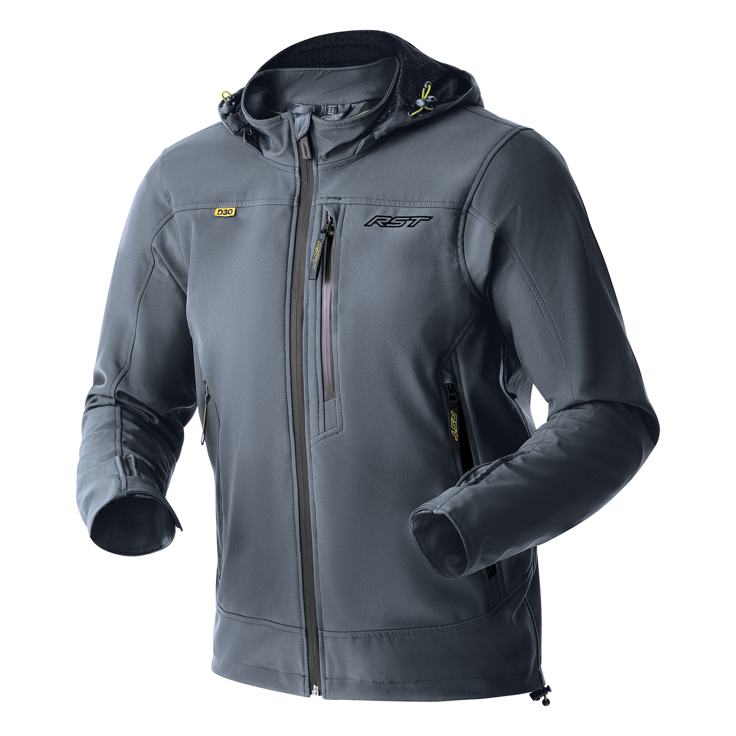 RST RST Havoc D30 Textile Jacket Grey - Front View
