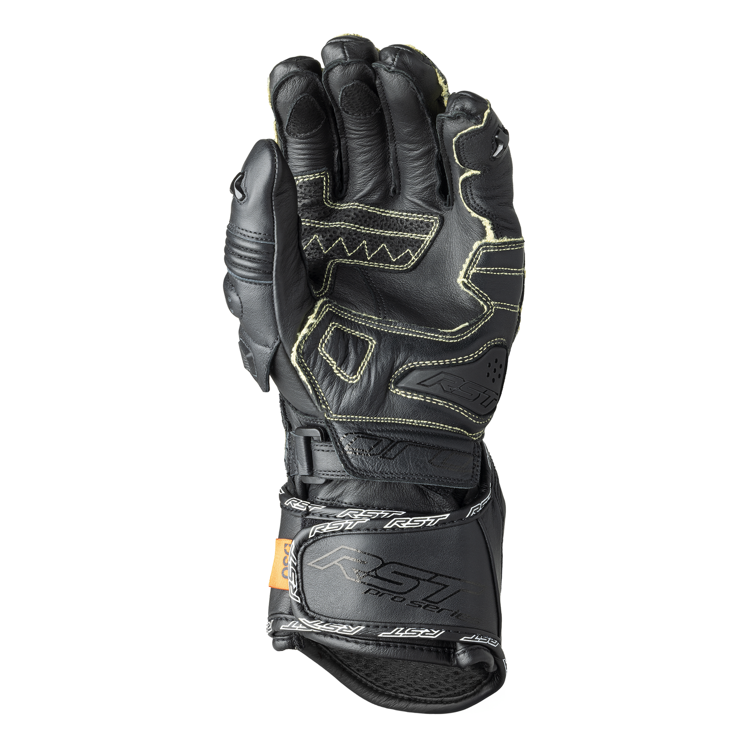 RST RST Pro Series GP D30 Gloves Black / Black - Side View