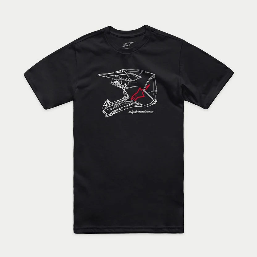 Alpinestars MX Helmet CSF Tee - Black