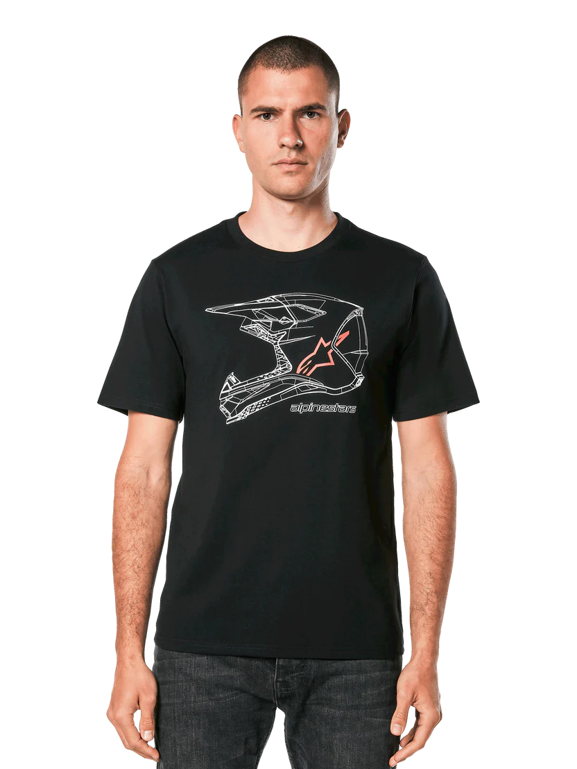 Alpinestars MX Helmet CSF Tee - Black
