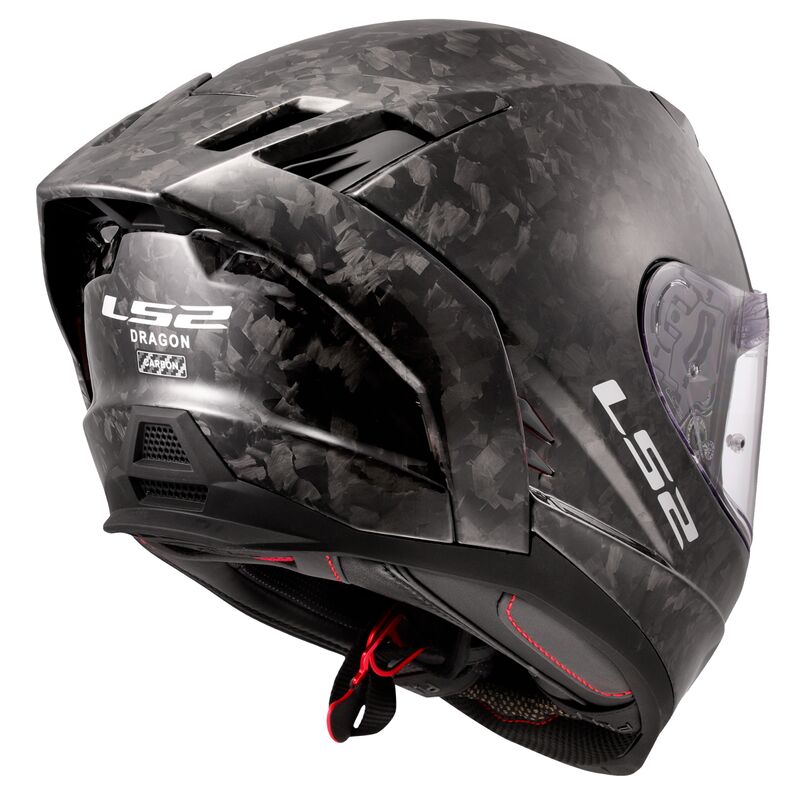 LS2 FF807 DRAGON FORGED CARBON HELMET  (Includes Additional Dark Visor)